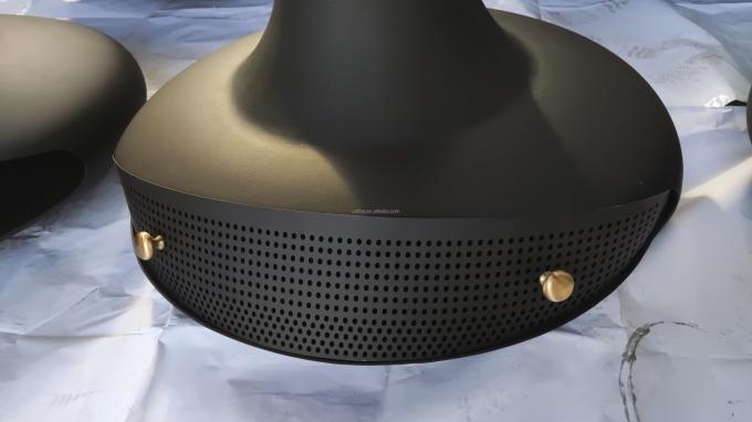 Avrupa Siyah Mat Karbon Çelik Üç taraflı gaz şömine Propan Gaz Doğal gaz şömine 6