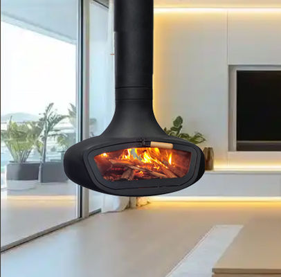 stove fireplace carbon steel burning stove for hotels indoor hanging fireplace contemporary